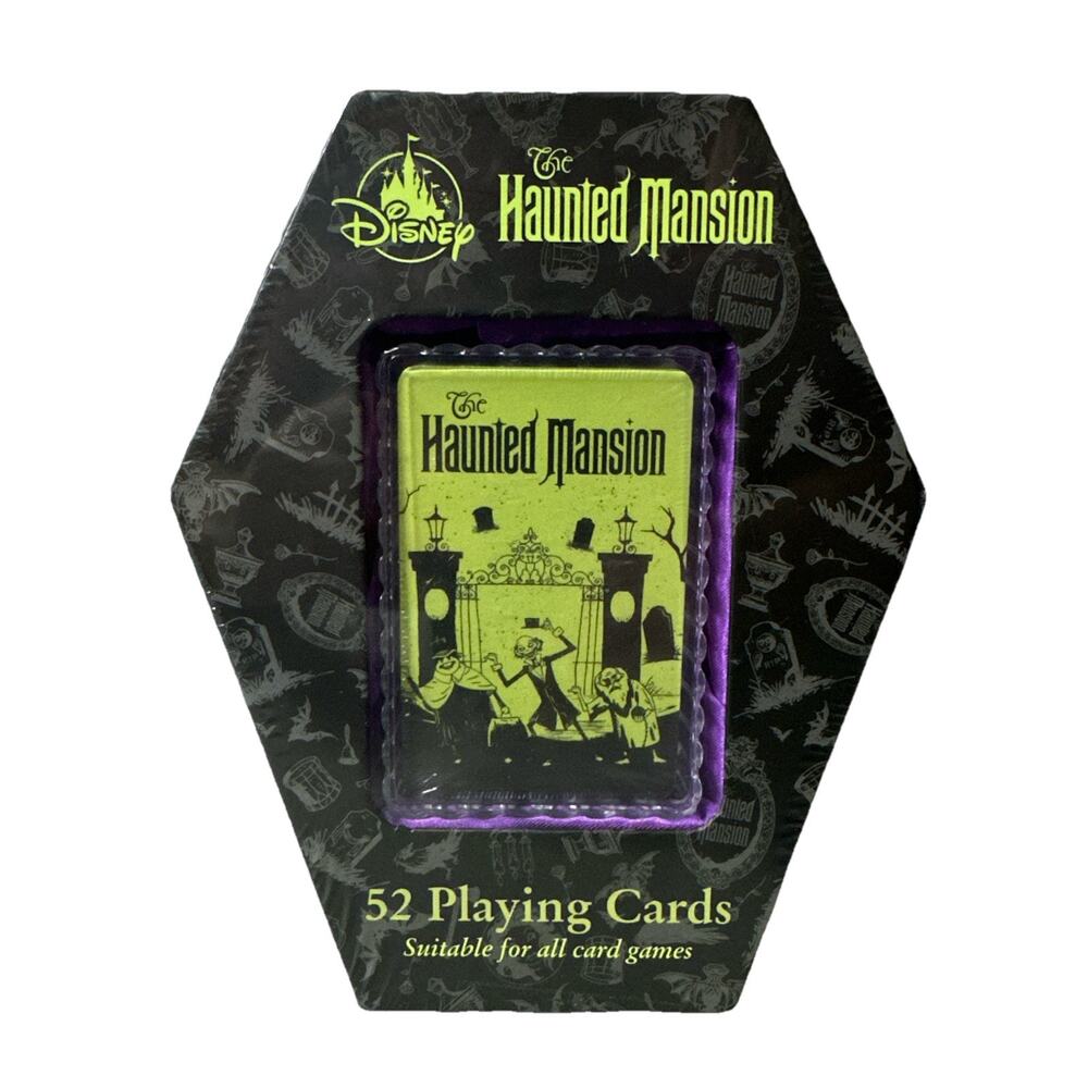 Disney Parks The Haunted Mansion Attraction 52 Playing Cards Set New